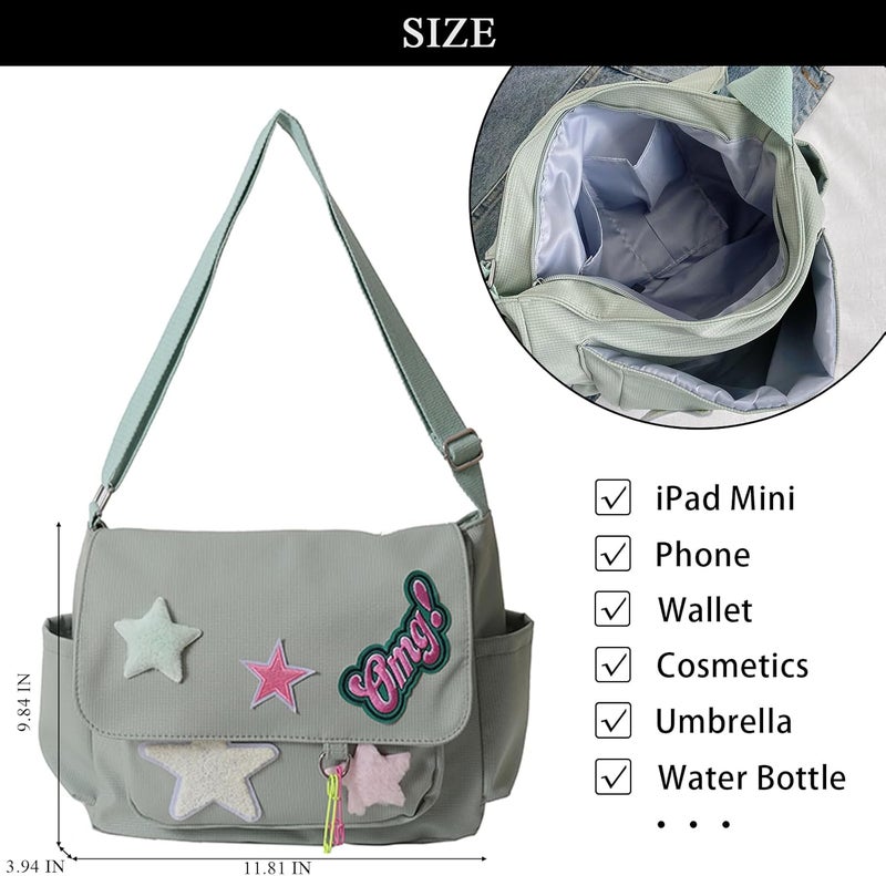 Extolove Cute Messenger Bag, Crossbody Bags for Women Kawaii Messenger Bags Purses - Image 4